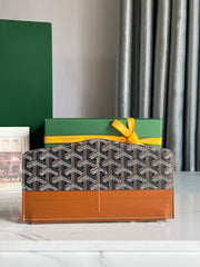 INSERT LOUISE 21 IN BROWN GOYARDINE CANVAS