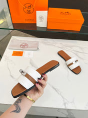 Giulia Sandal White Tan Calfskin