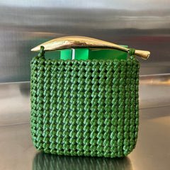 SARDINE 29 BAG IN GREEN LAMBSKIN