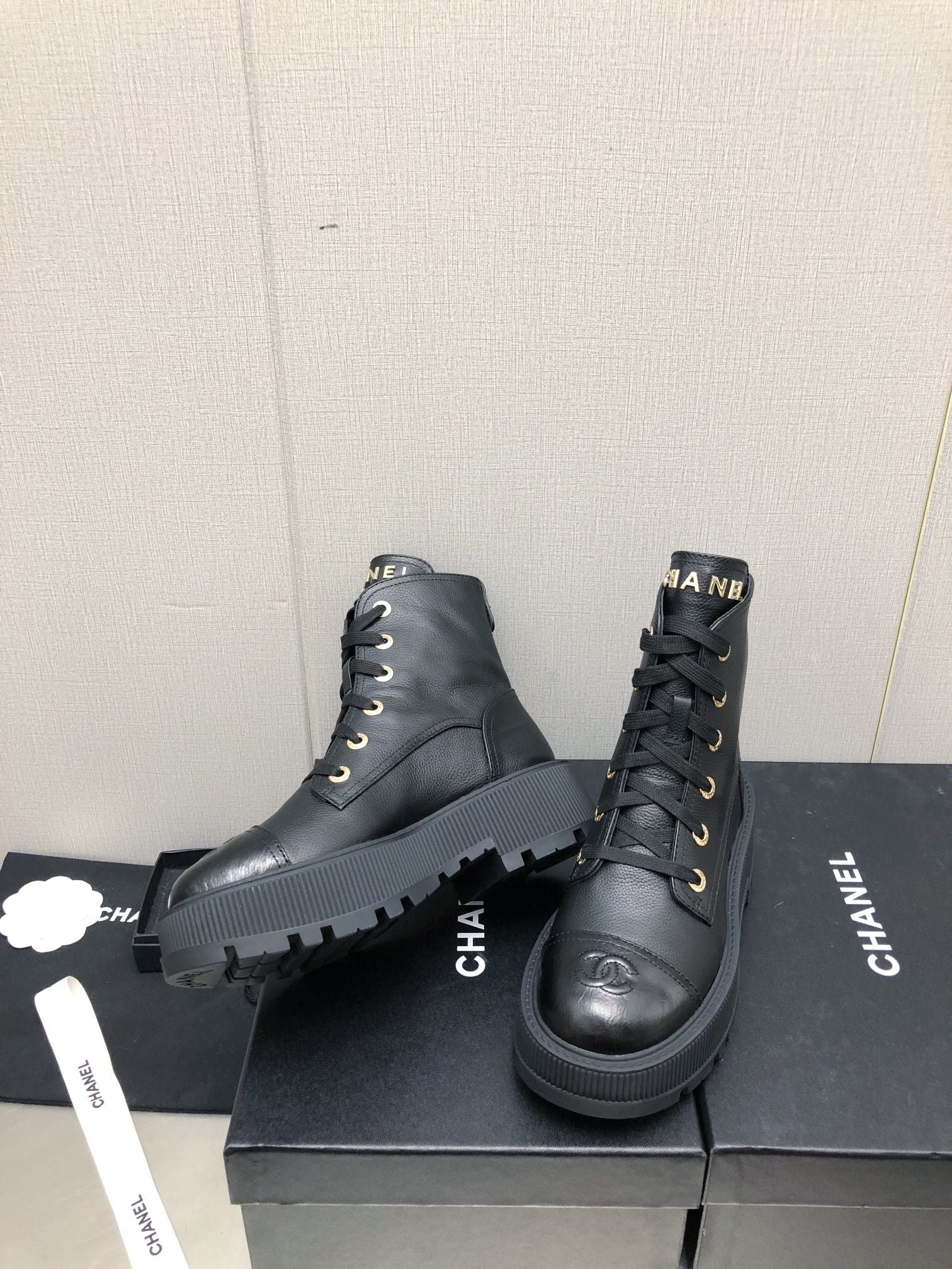 MARTIN SHORT BOOTS BLACK LAMBSKIN