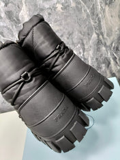 PRA RE-NYLON GABARDINE APRÈS SKI BOOTIES BLACK