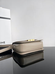 TRIOMPHE TEEN 18 GREY COWHIDE