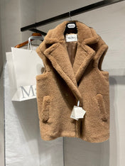 MAX MARA 25S SLEEVELESS TEDDY VEST 89550