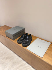 BALENCIAGA 25S LOAFERS IN BLACK CALFSKIN