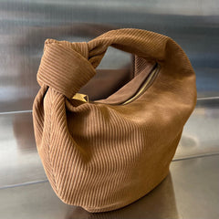 MINI JODIE 36 CM IN RUSSET BROWN CORDUROY