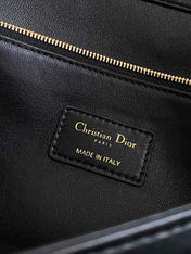 MISS LADY 24 LARGE BAG IN BLACK LAMBSKIN