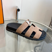 Chypre Sandal light brown Suede