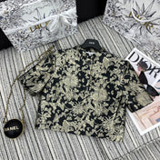 DIOR 25S CROPPED JACQUARD JACKET 796