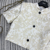DIOR 25S CROPPED JACQUARD JACKET 795