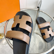 CHYPRE EPSOM Sandal brown Leather