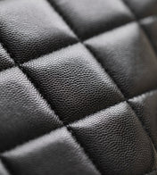 CHANEL 25S FLAP BAG 21 CM IN BLACK LAMBSKIN WITH GOLD HARDWARE