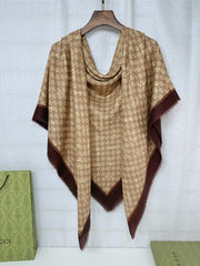 GUCCI 25S SCARF 140 IN CASHMERE 740366