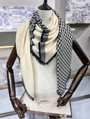 DIOR SCARF 140 CM IN CASHMERE SILK FABRIC 726470