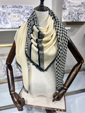 DIOR SCARF 140 CM IN CASHMERE SILK FABRIC 726470