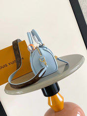 SPEEDY BANDOULIÈRE 18 IN BLUE HOUR CALFSKIN