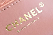 CHANEL 25S KELLY 19 CM IN WINE RED TWEED WITH GOLD HARDWARE