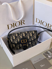 BOBBY EAST-WEST BAG 17 IN BLACK OBLIQUE JACQUARD