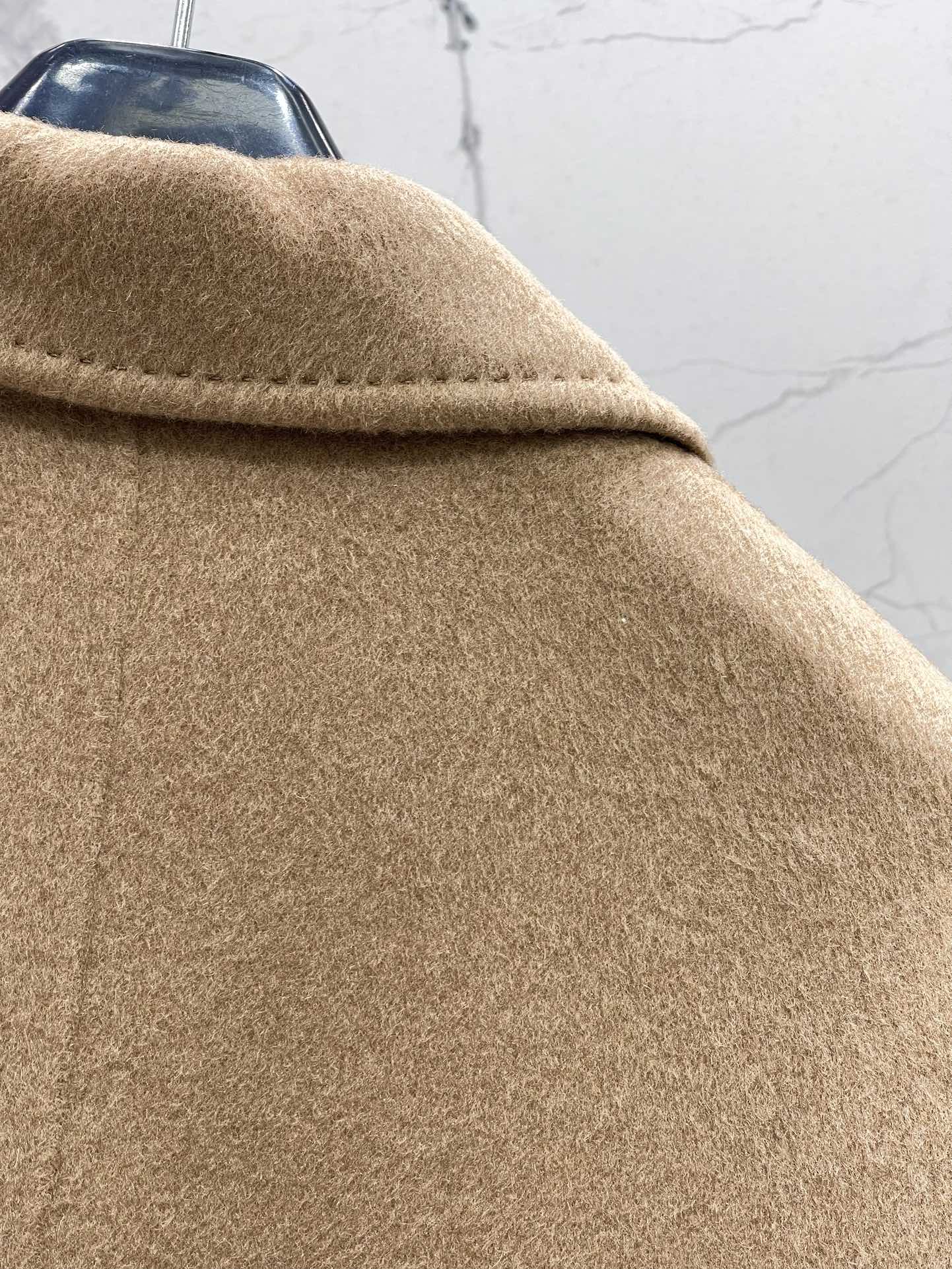 MAX MARA 25S KNITTED NOTCHED-COLLAR COAT 053