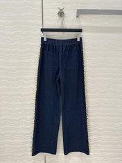 CC 25 Straight Pant Blue denim Cotton