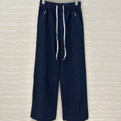 CC 25 Straight Pant Blue denim Cotton