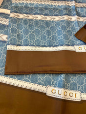 GUCCI 25S SCARF 90 IN SILK 700813