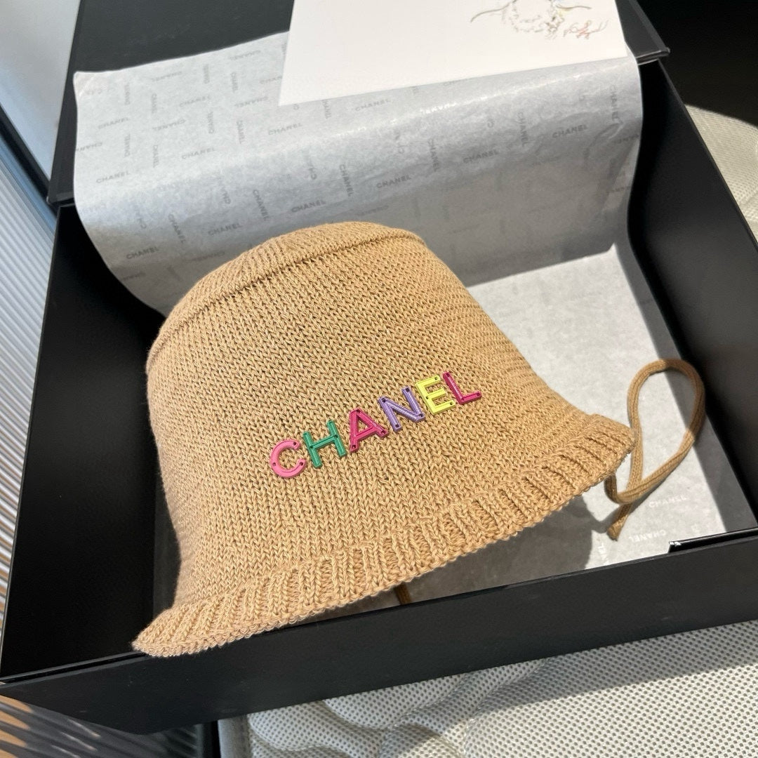 WOVEN BUCKET HAT BROWN 673997