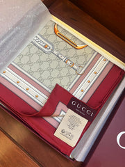 GUCCI 25S SCARF 90 IN SILK 679815