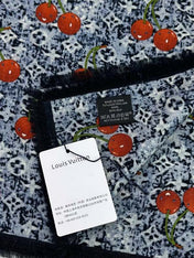 LV SCARF 140 CM IN SILK-CASHMERE BLEND 709636