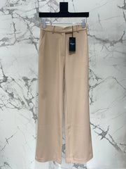YSL 25S HIGH-WAISTED WIDE-LEG PANTS STYLE 176