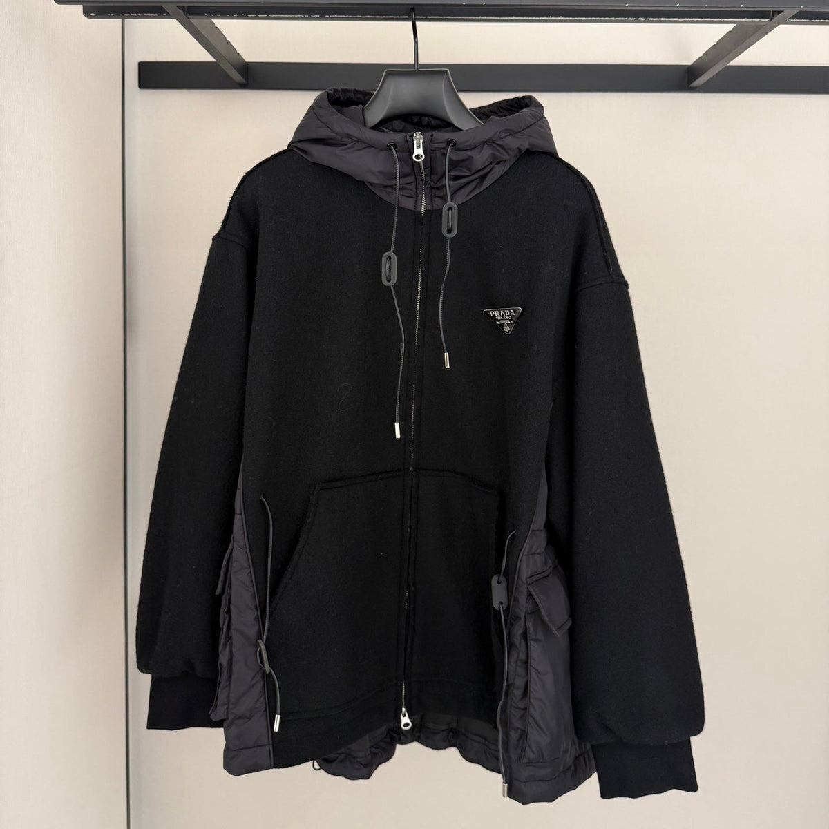 PRADA 25S KNIT HOODED JACKET 333
