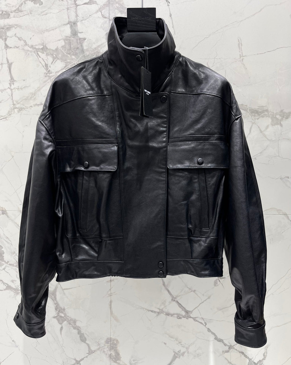 YSL 25S LEATHER JACKET STYLE 169