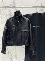 YSL 25S LEATHER JACKET STYLE 169