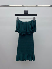 YSL 25S PLEATED DRESS STYLE 146