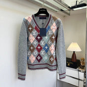 LV 25S V-NECK SWEATER 0111