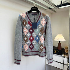 LV 25S V-NECK SWEATER 0111