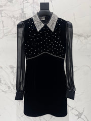 YSL 25S DRESS WITH BEADED DETAILS STYLE 61