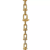 HARDWEAR LARGE LINK GOLD DIAMOND BRACELET