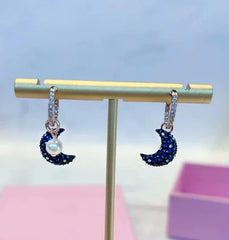 2025 Moon Silver Black High Quality Original New Sale Trending Set Fashion Fine Exquisite Gift Jewelry Accessories for Women