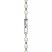 PEARL LOCK SILVER BRACELET
