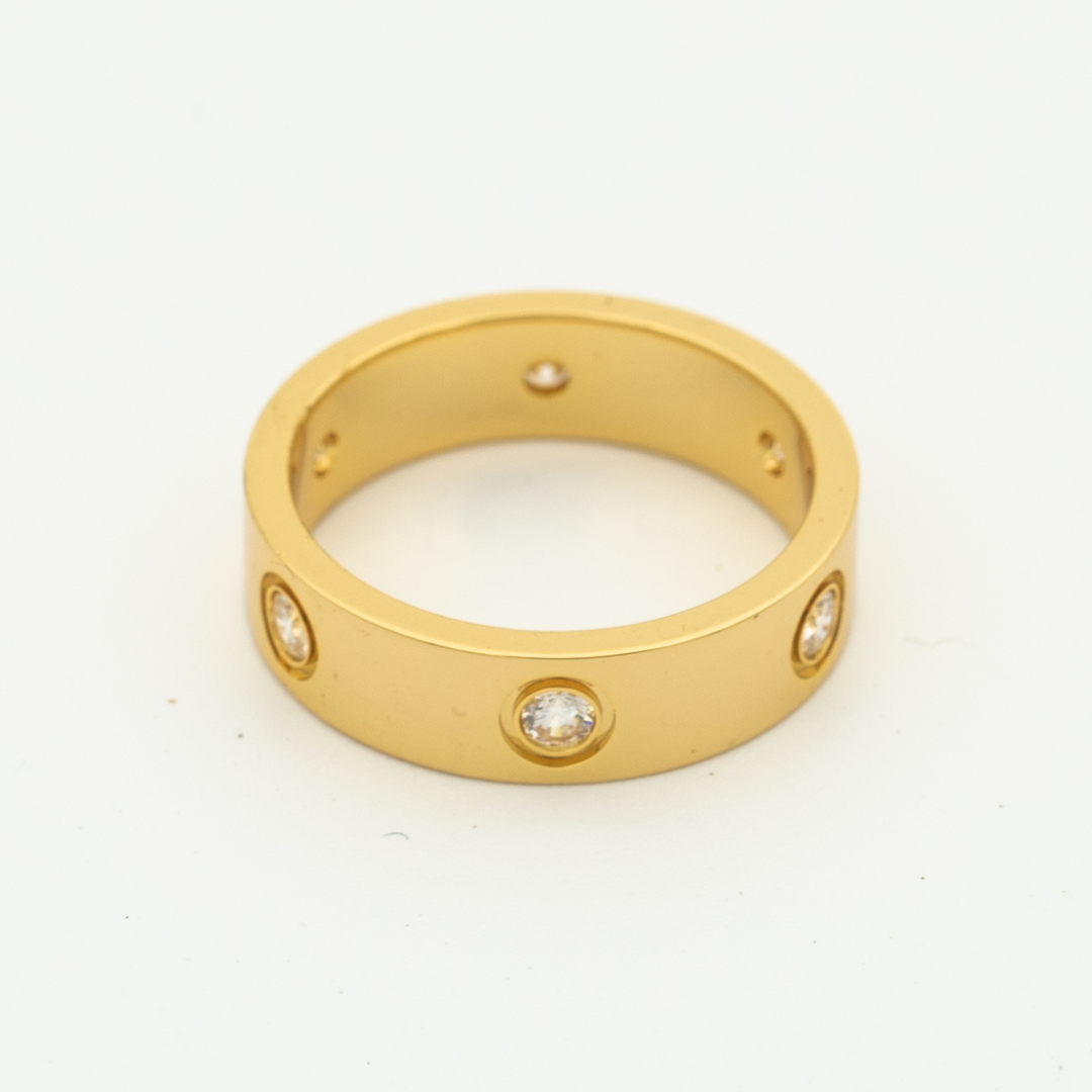 LOVE RING 5.5MM 6 DIAMONDS