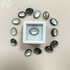 1PCS Natural Black Abalone Shell Oval Cut7*5/8*6/9*7/10*8mm For Ring Earring Necklace Pendant DIY Jewelry Making Accessories