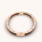 ZERO 1 PINK GOLD WITH MATTE BLACK CERAMIC BRACELET