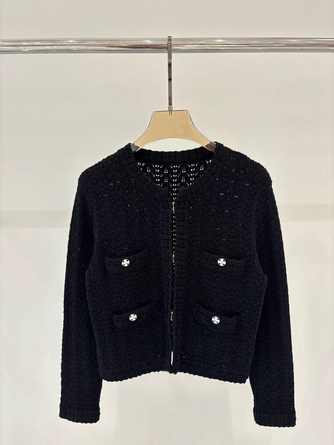 CC Knitted Sweater Cardigan