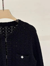 CC Knitted Sweater Cardigan