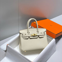 HM BIRKIN 20CM BAG MILKY WHITE TOGO LEATHER GOLD HARDWARE (MADE-TO-ODER)
