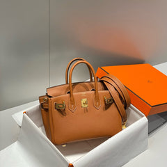 HM BIRKIN 20CM BAG BROWN TOGO LEATHER GOLD HARDWARE (MADE-TO-ODER)