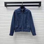 GG Blue Denim Bomber Jacket