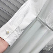 Gucci Midi Dress in White Cotton Poplin