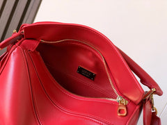 PUZZLE HANDBAG 24 IN RED CALFSKIN