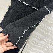 Coco Double C Jacquard Logo Classic One-piece Swimsuit